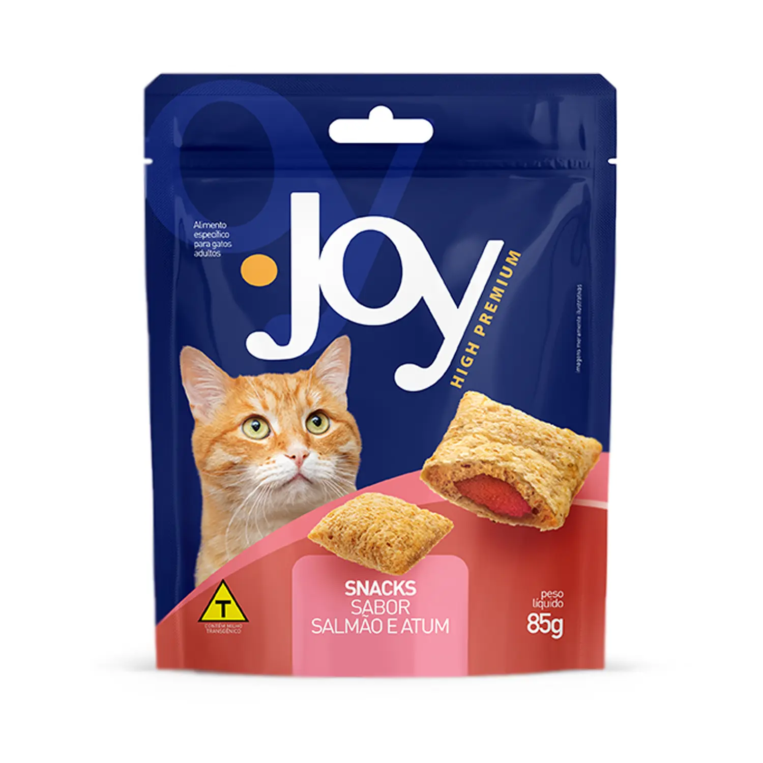 Petisco Joy Nuggets para Gatos Salmao e Atum 85g